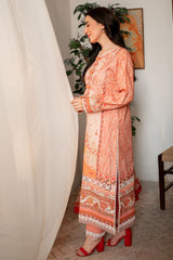 Selene By Roheenaz Unstitched 3 Piece Printed Cambric Fall Suit-RNP-02-B-Ezra