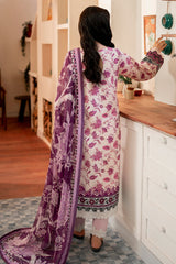 Selene By Roheenaz Unstitched 3 Piece Printed Cambric Fall Suit-RNP-03-B-Nyra
