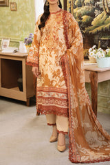 Flora by Rohenaz Unstitched 3 Piece Printed Lawn Suit-RNP-05-A