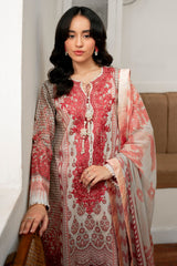Selene By Roheenaz Unstitched 3 Piece Printed Cambric Fall Suit-RNP-05-B-Robin