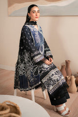Selene By Roheenaz Unstitched 3 Piece Printed Cambric Fall Suit-RNP-06-B-Iris
