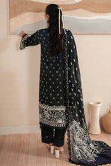 Selene By Roheenaz Unstitched 3 Piece Printed Cambric Fall Suit-RNP-06-B-Iris