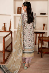 Selene By Roheenaz Unstitched 3 Piece Printed Cambric Fall Suit-RNP-08-A-Autumnal
