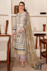 Selene By Roheenaz Unstitched 3 Piece Printed Cambric Fall Suit-RNP-08-A-Autumnal