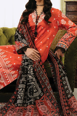 Flora by Rohenaz Unstitched 3 Piece Printed Lawn Suit-RNP-08-A