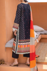 Azalea By Roheenaz Unstitched 3 Piece Printed Lawn Suit-RNZ-05-A-Midnight Mirage
