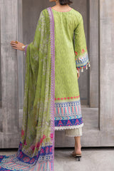 Azalea By Roheenaz Unstitched 3 Piece Printed Lawn Suit-RNZ-08-B-Serene Seafoam