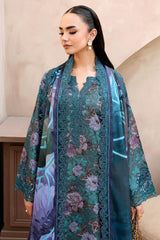 Naqsh By Ramsha Unstitched 3 Piece Emb Rawsilk Suit-RS-03
