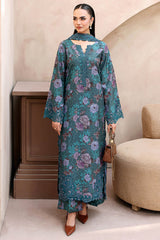 Naqsh By Ramsha Unstitched 3 Piece Emb Rawsilk Suit-RS-03