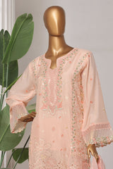 Bin Saeed Stitched 3 Piece Luxury Suit-RTCS-2308-Pink