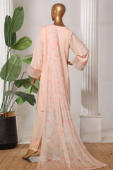 Bin Saeed Stitched 3 Piece Luxury Suit-RTCS-2308-Pink