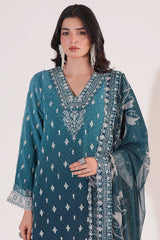 Mahroosh By Guzel Stitched 3 Piece Formals Chiffon Suit-05-Raha