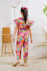 Sprinkles Stitched 1 Piece Summer Jumpsuit Kids Collection'2025-Rainbow Garden Jumpsuit
