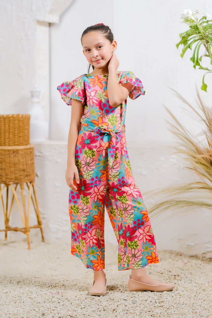 Sprinkles Stitched 1 Piece Summer Jumpsuit Kids Collection'2025-Rainbow Garden Jumpsuit