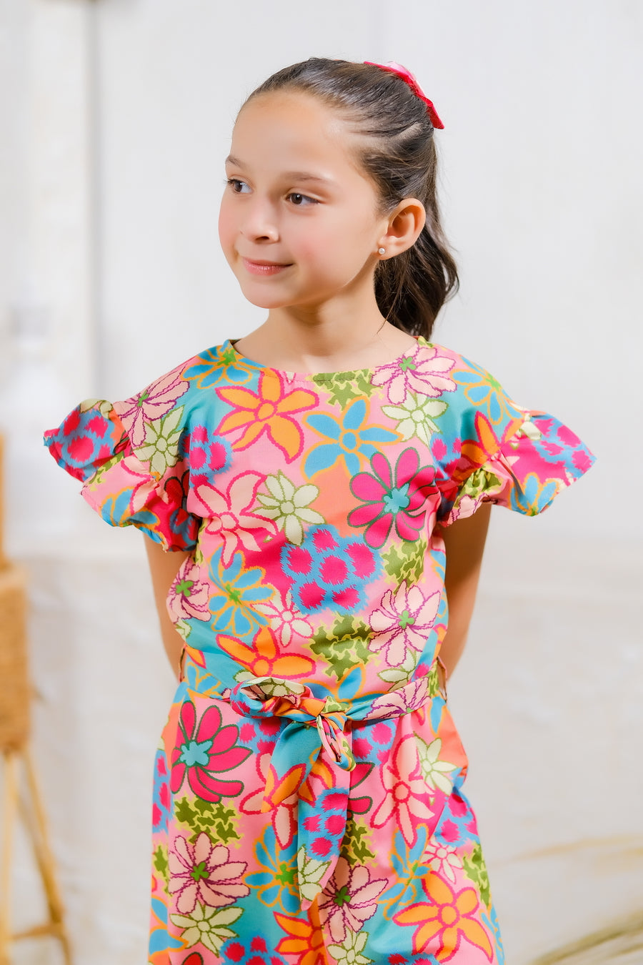 Sprinkles Stitched 1 Piece Summer Jumpsuit Kids Collection'2025-Rainbow Garden Jumpsuit