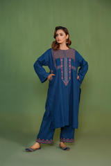 Qurb Stitched 2 Piece Winter Collection'2025-Rangrez