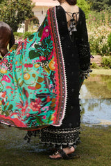 SS Lawn By Hussain Rehar Unstitched 3 Piece Emb Lawn Suit-Rave