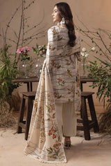 Raya By Humdum Unstitched 3 Piece Printed Khaddar Collection'2024-D-04