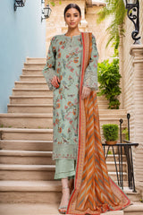 Raya By Sada Bahar Stitched 3 Piece Festive Emb Lawn Vol-02 Suit-CW-4013-Pista