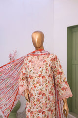 Mummy & Me By Suntex Stitched 3 Piece Emb Chikankari Lawn Suit-OS-2640