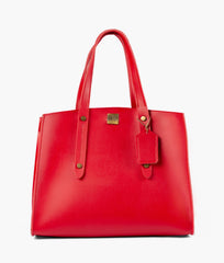 RTW Creation - Red multi compartment satchel bag