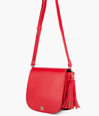 RTW Creation - Red foldover saddle bag