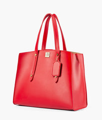RTW Creation - Red multi compartment satchel bag