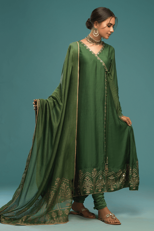 Aaina By Zaaviay Stitched Reema (Three Piece)