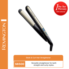 Remington- S6500 Sleek & Curl Hair Straightener