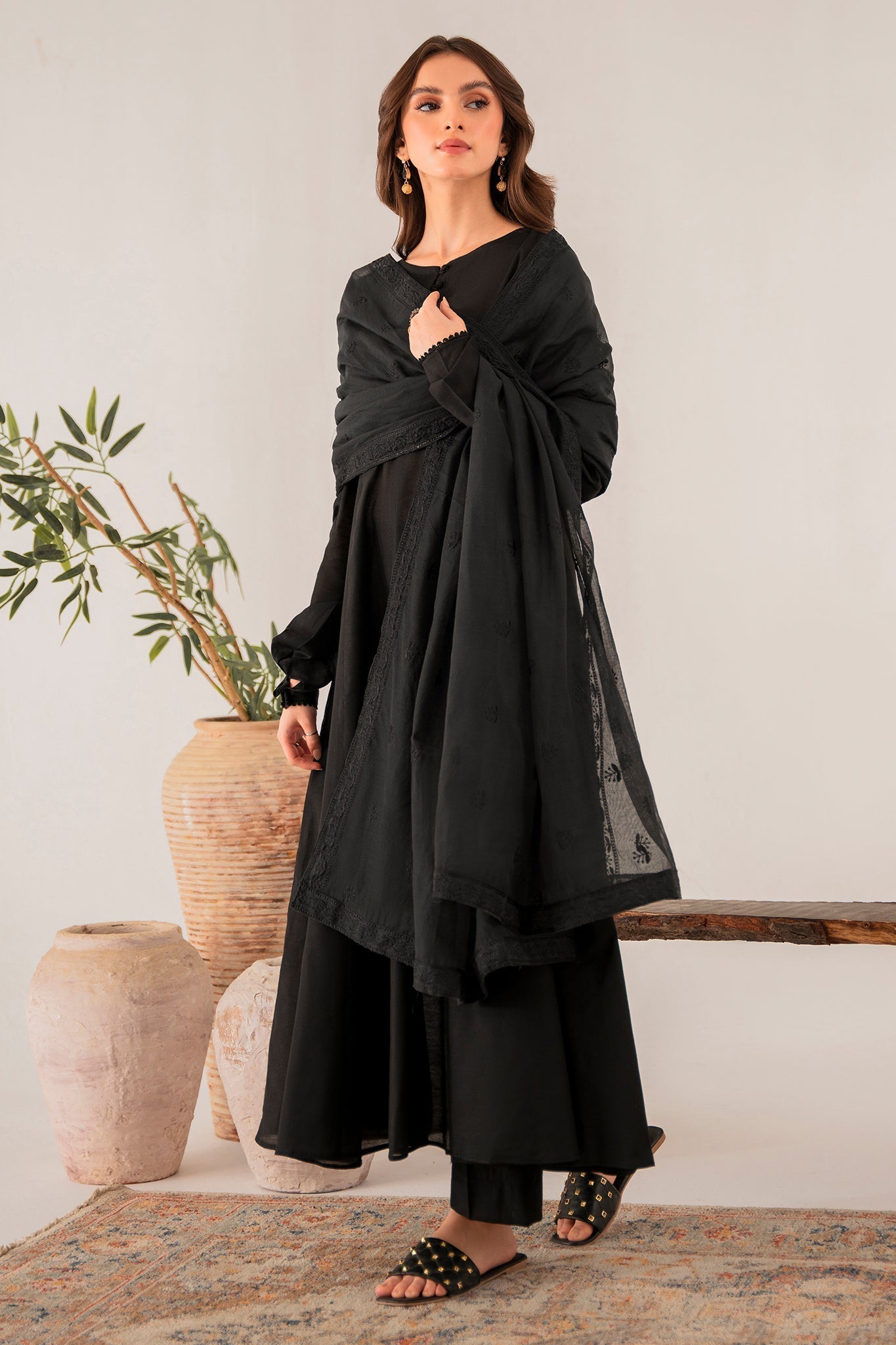 Chambray Kattan by Panache Apparel Stitched Collection-Ash