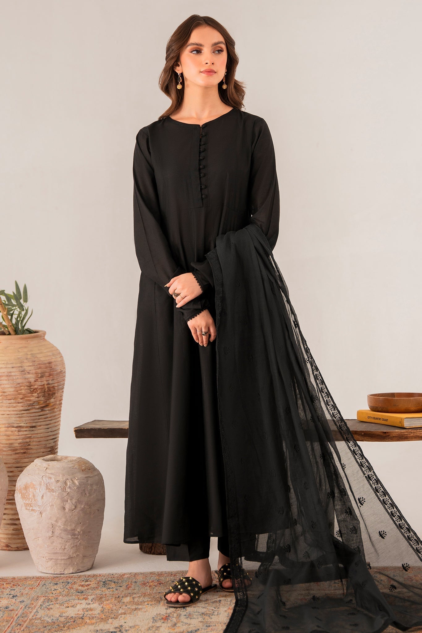 Chambray Kattan by Panache Apparel Stitched Collection-Ash