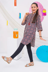 Ochre Clothing Stitched 1 Piece Digital Printed Cotton Lawn Kids Kurta-OCH-CLDPK-12
