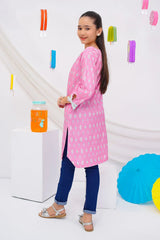 Ochre Clothing Stitched 1 Piece Digital Printed Cotton Lawn Kids Kurta-OCH-CLDPK-9