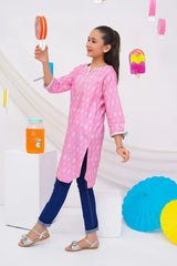 Ochre Clothing Stitched 1 Piece Digital Printed Cotton Lawn Kids Kurta-OCH-CLDPK-9