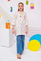 Ochre Clothing Stitched 1 Piece Digital Printed Cotton Lawn Kids Kurta-OCH-CLDPK-10
