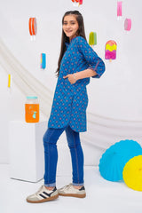 Ochre Clothing Stitched 1 Piece Digital Printed Cotton Lawn Kids Kurta-OCH-TTBCL-0
