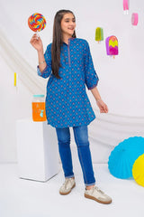 Ochre Clothing Stitched 1 Piece Digital Printed Cotton Lawn Kids Kurta-OCH-TTBCL-0