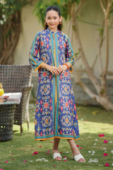 Ochre Clothing Stitched 1 Piece Digital Printed Poly Lawn Kids Kurta-OCH-PLDPK-3