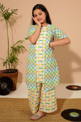 Ochre Clothing Toddlers Eastern Swiss Lawn Digital Printed 3 Pc Suit