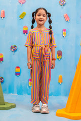 Ochre Clothing Printed Boski Linen Jumpsuit