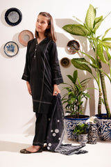 Ochre Clothing Cotton 3 Pc Suit