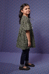 Printed Georgette Top - Wear Ochre