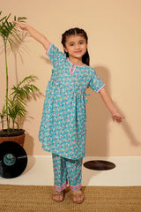 Ochre Clothing Toddlers Eastern Swiss Lawn Digital Printed 2 Pc Suit