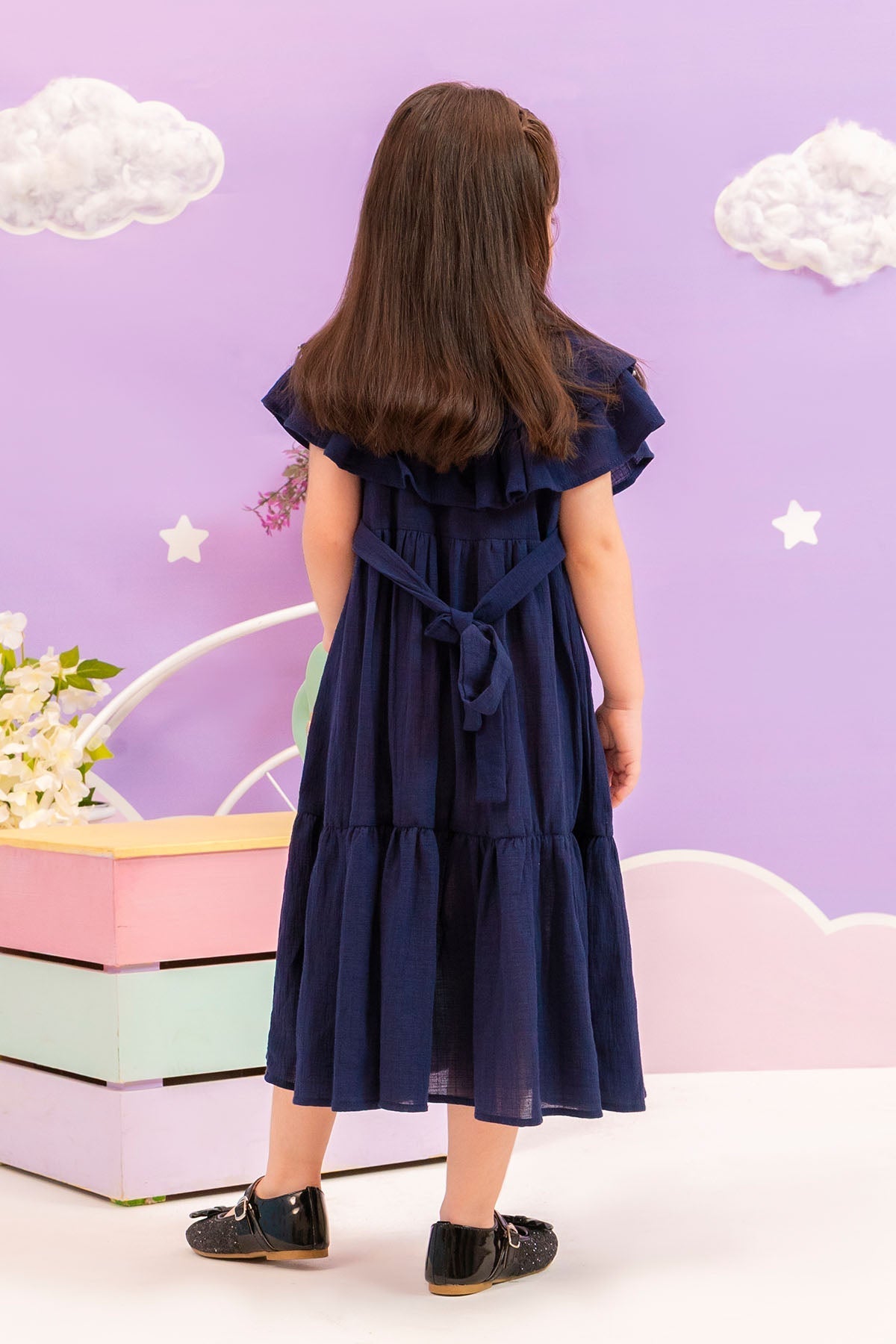 Ochre Clothing Chambray Cotton Dress