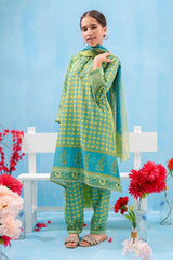 Ochre Clothing Swiss Lawn Digital Printed 3 Pc Suit