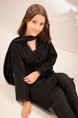 Ochre Clothing Cotton 3 Pc Suit