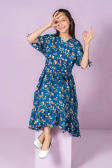 Ochre Clothing Stitched 1 Piece Western Kids Dress-OCH-BLPDO-3