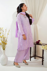 Ochre Clothing Girls Full Suits Cotton Embroidered 3 Pc Suit