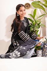 Ochre Clothing Cotton Printed 3 Pc Suit