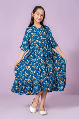 Ochre Clothing Stitched 1 Piece Western Kids Dress-OCH-BLPDO-3